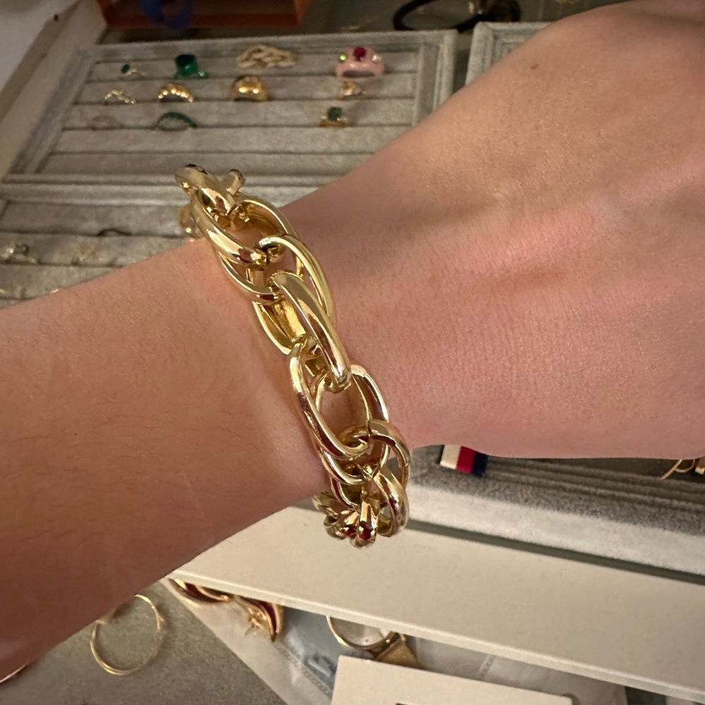 ASOS gold toned chain bracelet